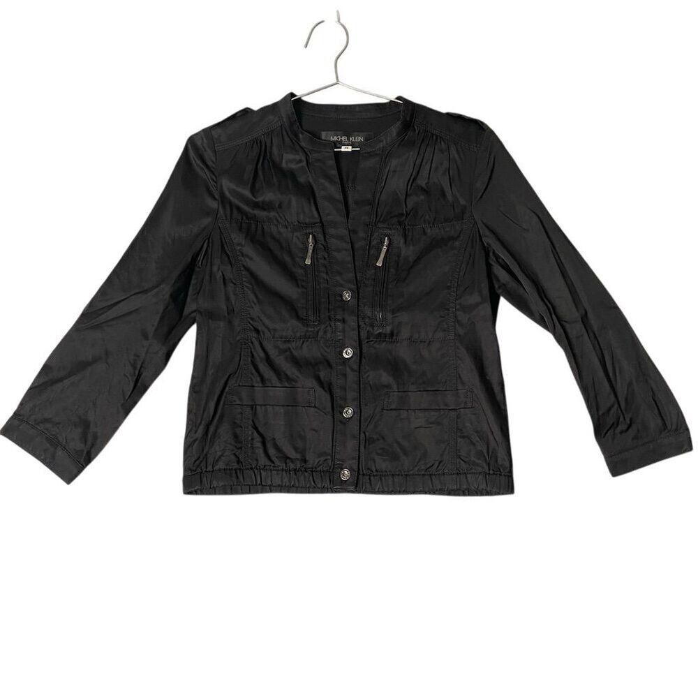 Michel Klein Paris VintageWomen's Black Jacket EU Size 40